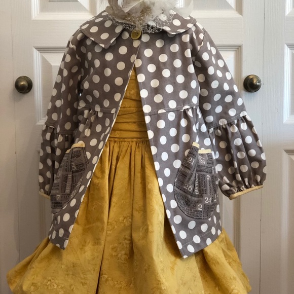 Size 5 persnickety dress, jacket and hair pretty - Picture 3 of 9